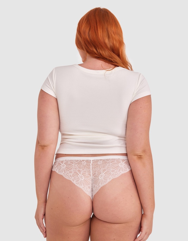 Bras N Things - Susannah Brazilian Knicker - Ivory