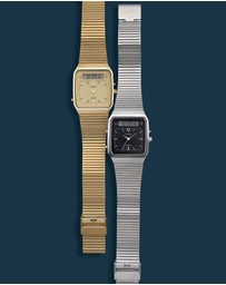 TIMEX - Q Timex® 1982 Ana-Digi Reissue 33mm Stainless Steel Bracelet Watch
