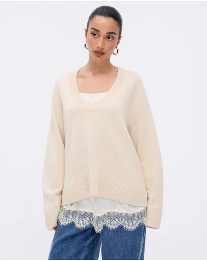 Minima Esenciales - Soren Wool Cashmere Blend Jumper