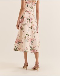 Review - Sunset Rose Midi Skirt
