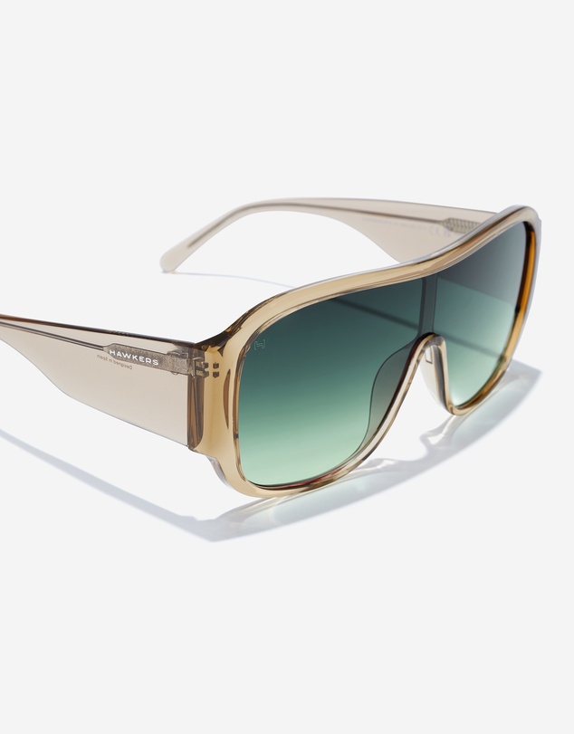 Hawkers Co - Hawkers - Feroe - cream green forest Sunglasses for Men and Women UV400