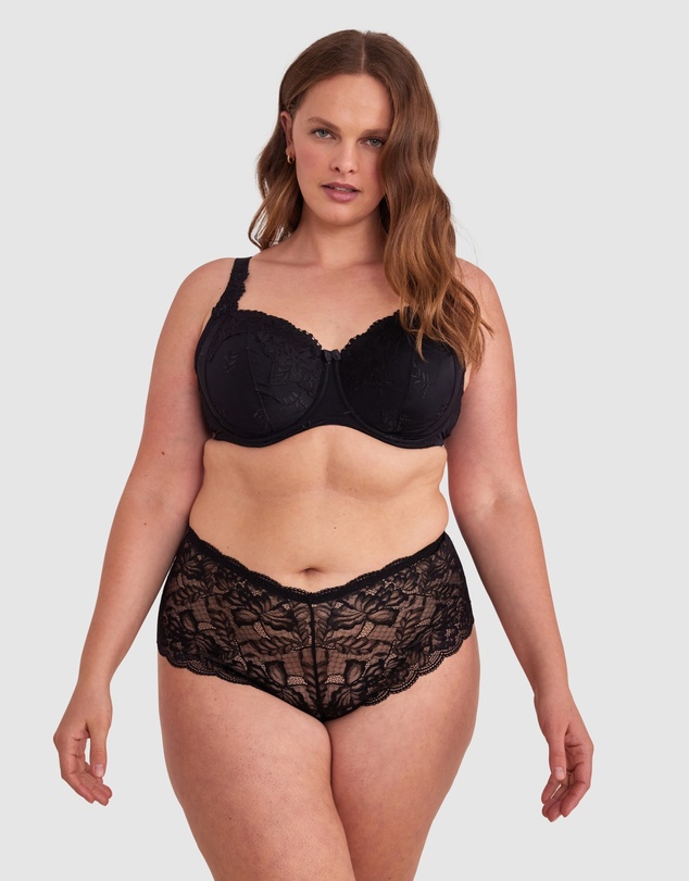 Bras N Things - Romance Shortie - Black
