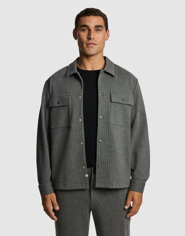 yd. - Phoenix Pinstripe Overshirt
