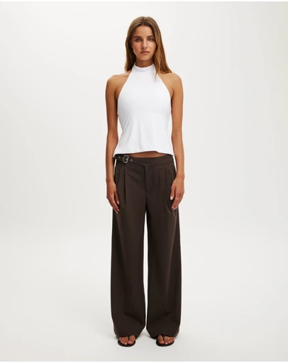 Cotton On - Hold Me Halter Twist Back Top