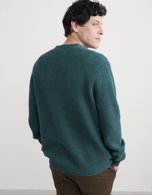Seasalt - Men's Scott's Quay Waffle Knit Cardigan