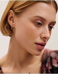 Ted Baker - Heplie Crystal Hoop Earrings 14mm