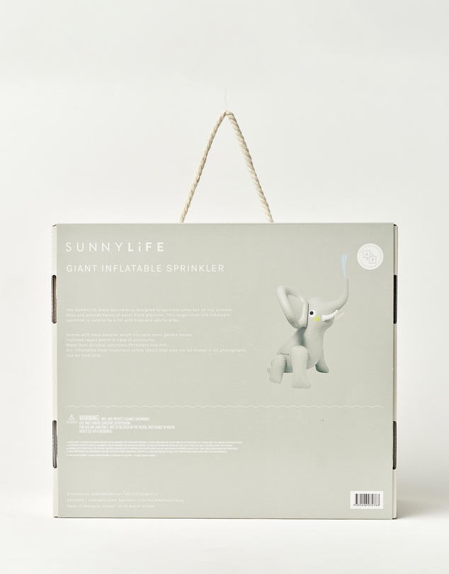 Sunnylife - Eli the Elephant Inflatable Giant Sprinkler - Babies