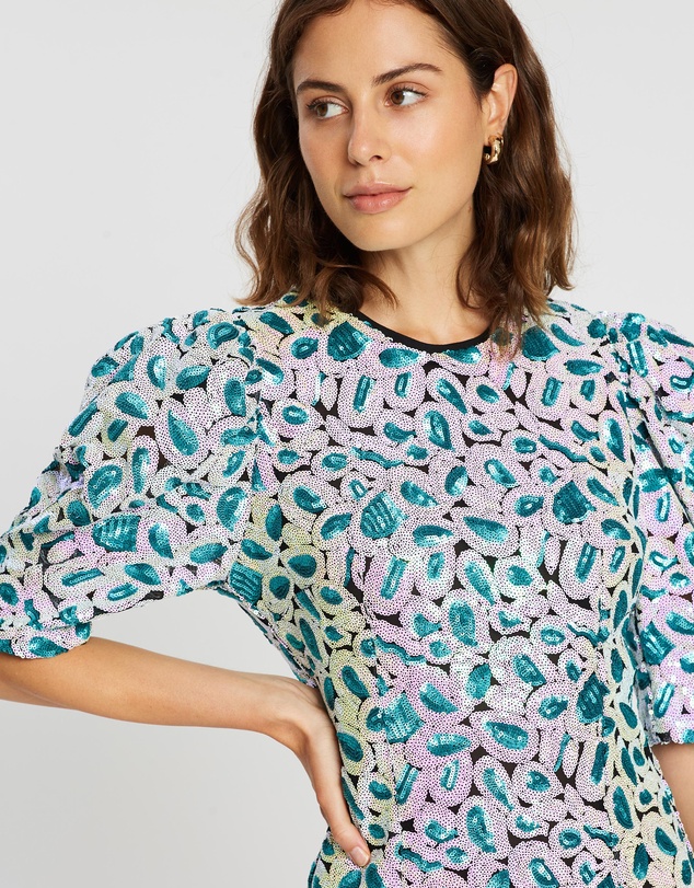 ROTATE - Christina Sequin Dress