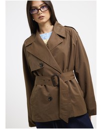 Alice In The Eve - Tessa Cinched Trench Coat