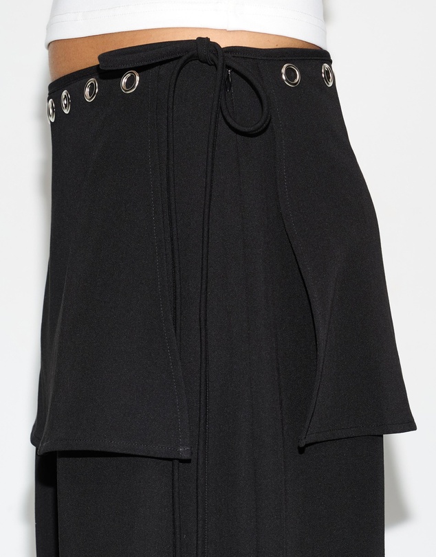 Dazie - Off Duty Eyelet Skirt Pants
