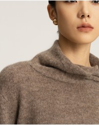 IDA+S - Odette Wool Cashmere Button Sweater