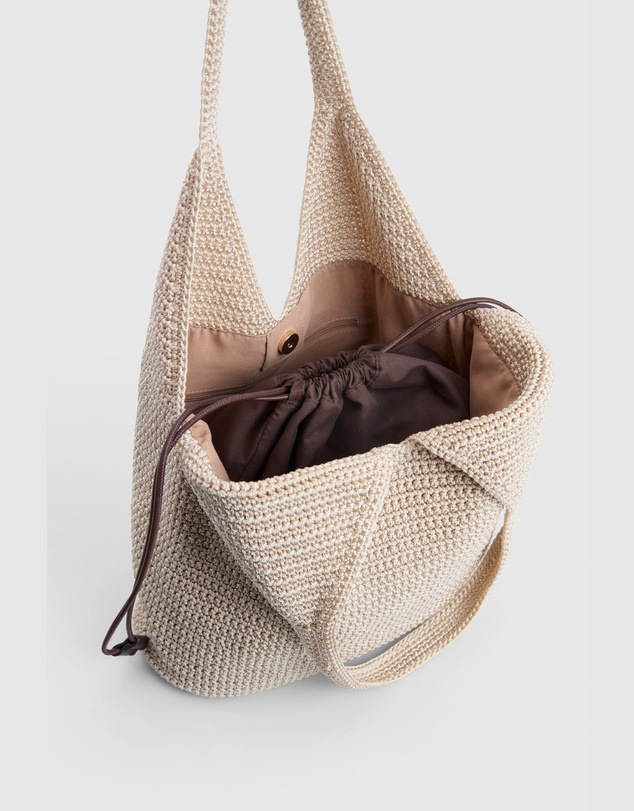 Laura Jones - Rayon Crochet Tote Bag