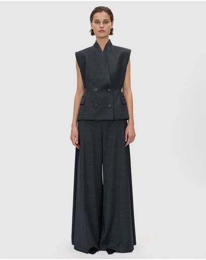 CAMILLA AND MARC - Ascent Wide Leg Side Pleat Pants