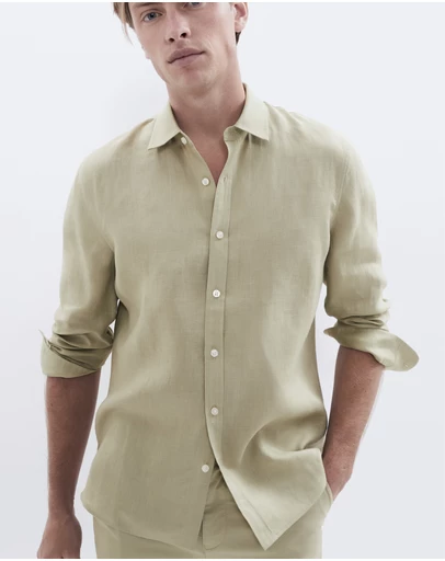 UNISON - Linen Regular Fit Shirt