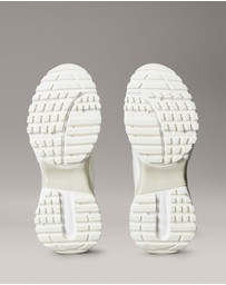 Calvin Klein - Suede and Emblem Logo Nylon Trainers