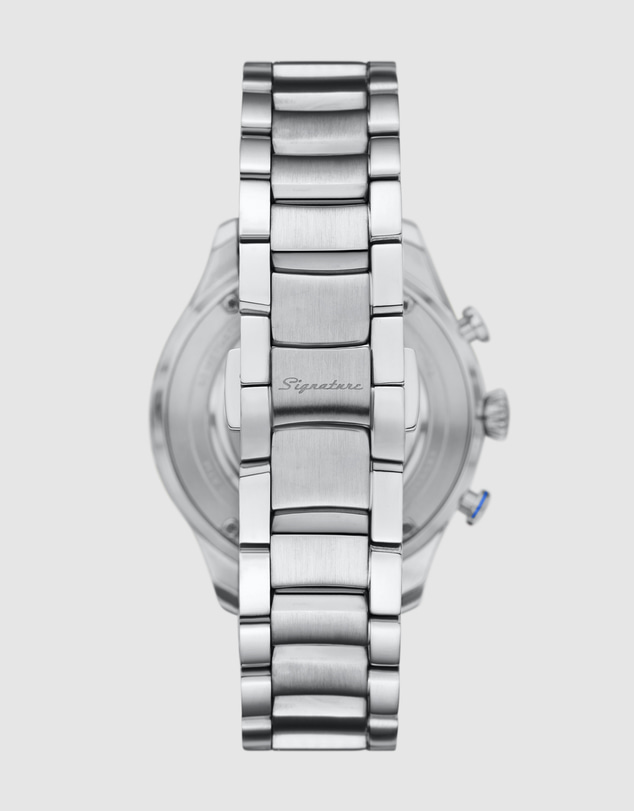 Fossil - Signature CS-1 Silver Tone Chronograph Watch