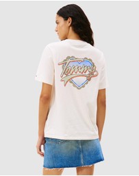 Tommy Jeans - Relax Wash TJ Heart Tee