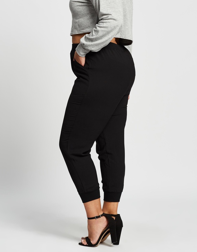 Love Your Wardrobe - Bree Relaxed Rib Cuff Pants