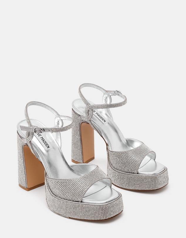 Steve Madden - Miliana-RHS rhinestone platform heel