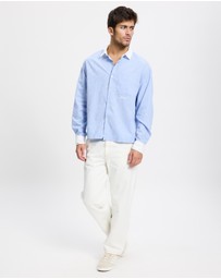 Zanerobe - Bankers Box Crop LS Shirt