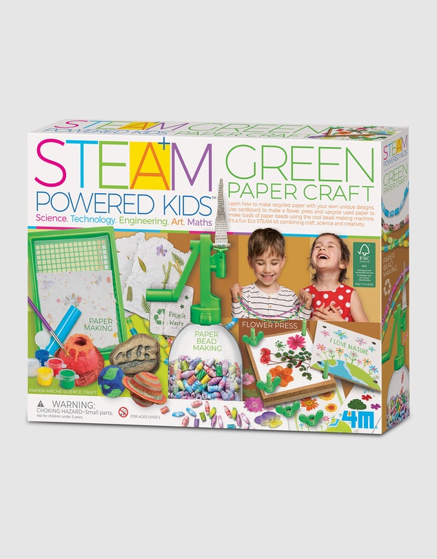 4M - 4M - STEAM Powered Kids - Green Paper Craft