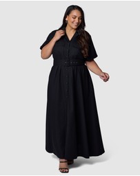 Something 4 Olivia - Gabrielle Linen Maxi Dress