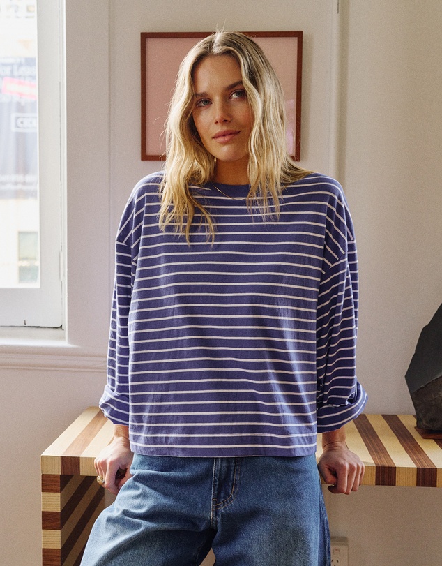 Ceres Life - Beau Long Sleeve Slouchy Tee