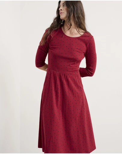 Seasalt - Seasalt Cornwall Red April Dress