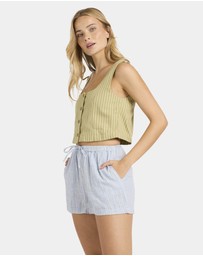 Billabong - Womens Wanderer Elastic Waist Shorts