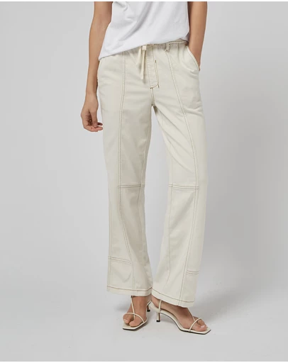 DRICOPER DENIM - Kara Cream Tencel Pants
