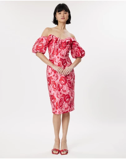 Romance by Honey and Beau - Kiara Off Shoulder Dress