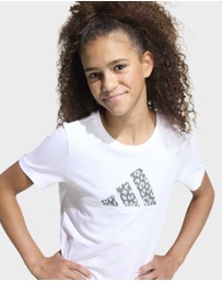adidas Sportswear - Junior Girls Animal Print Graphic Tee
