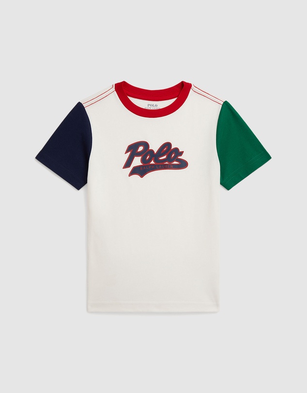 Polo Ralph Lauren - Logo Color-Blocked Cotton Tee - Kids