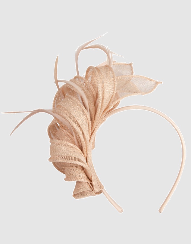 Max Alexander - Blush Sinamay Loops Fascinator