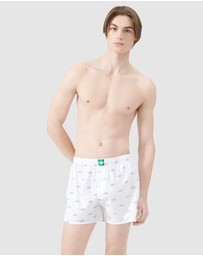 adidas Originals - 2 Pack Comfort Core Cotton Icon Woven Boxer Underwear