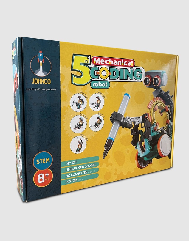 JOHNCO - Johnco - 5 in 1 Mechanical Coding Robot