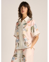 Fate + Becker - Solara Placement Print Collared Shirt