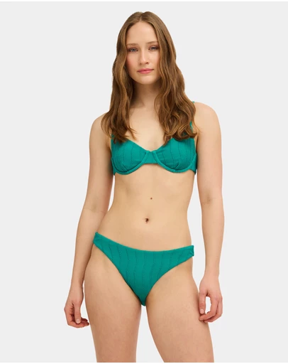 RVCA - Womens Chevy Grooves Medium French Bikini Bottom
