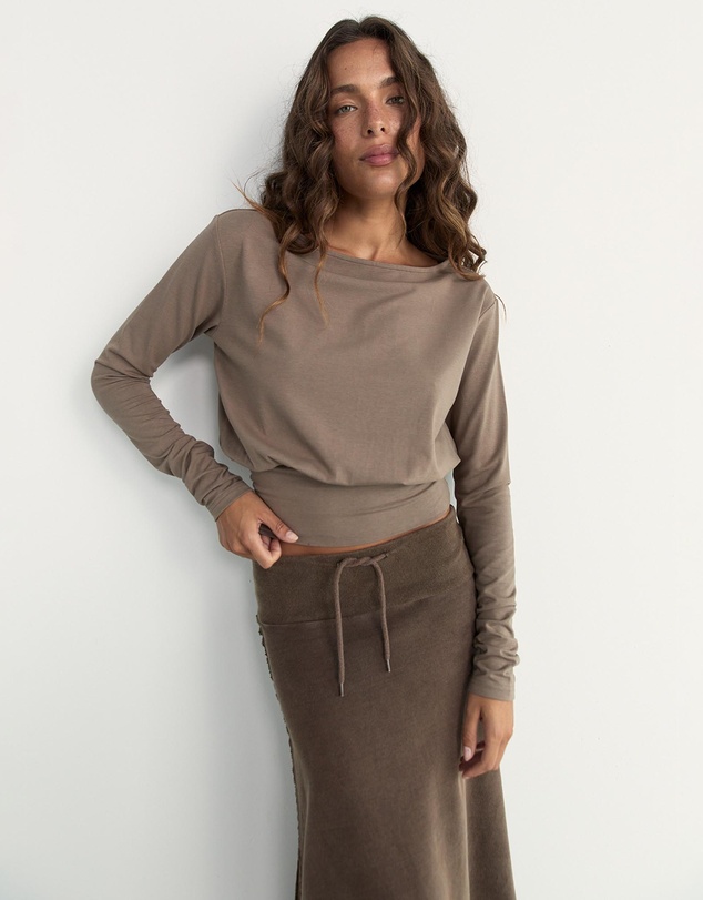 Pinky & Kamal - Contour Long Sleeve Top