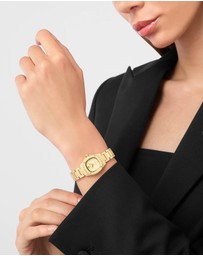 Philipp Plein - THE $PECTRE LADY MINI 23mm Gold-Tone Analogue