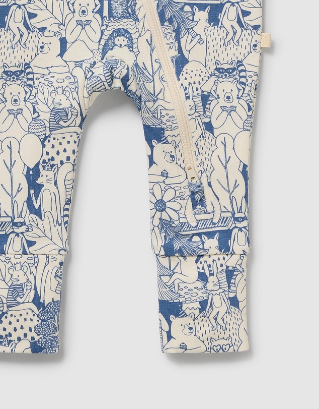 Wilson & Frenchy - Organic Zipsuit With Feet - Babies