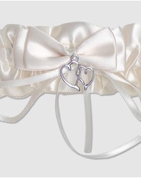 B Free Intimate Apparel - Deluxe Bridal Garter Set