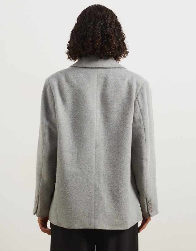 Atmos&Here - Ethel Wool Blend Oversized Blazer