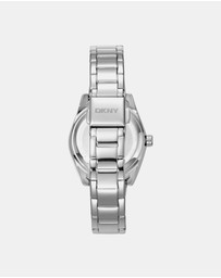 DKNY - Evening Silver 30mm Pink Dial Womens Watch