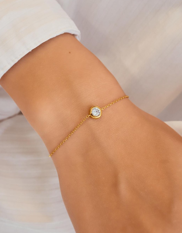 Ania Haie - Ania Haie Gold Solitaire Bracelet