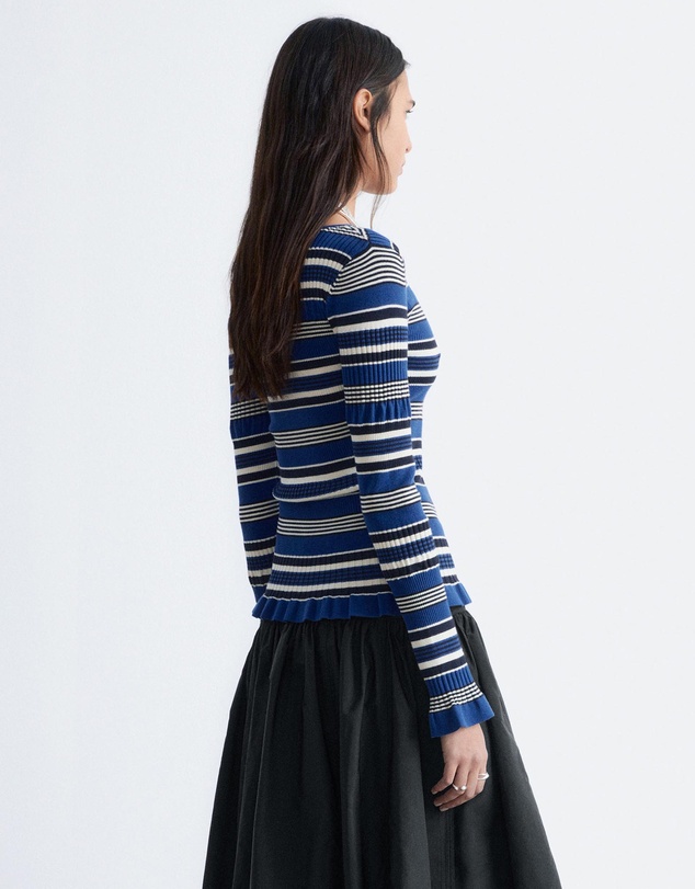 & Other Stories - Long-Sleeve Ribbed Top