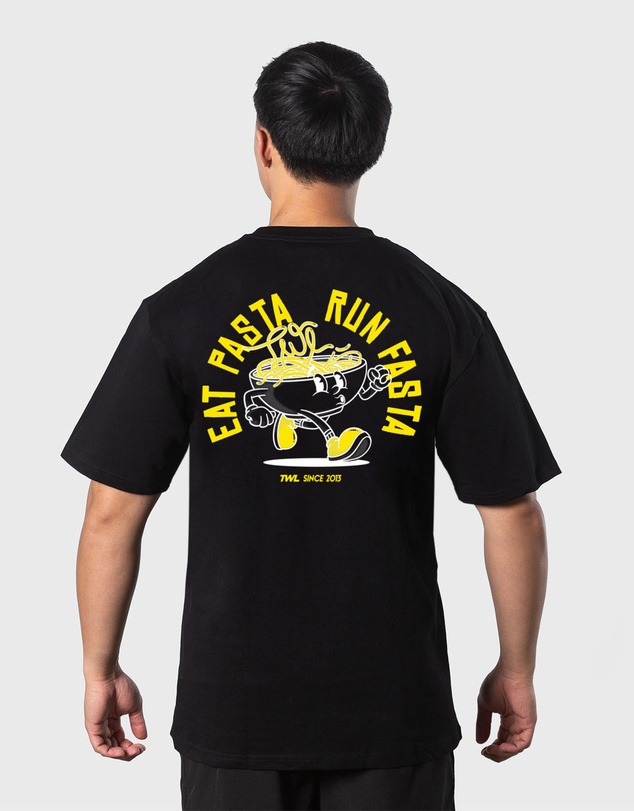TWL - Lifestyle Oversized T-Shirt Eat Pasta Run Fasta