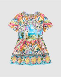 Camilla - Tee Mini Dress With Layered Skirt - Kids-Teens