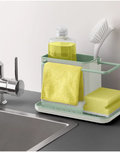 Joseph Joseph - Caddy™ Sink Tidy (Light Stone/Sage)