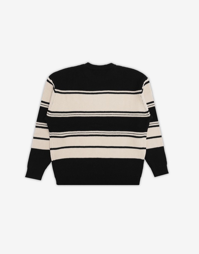 STUDENTS - Stripe Knit Crew Sweater
